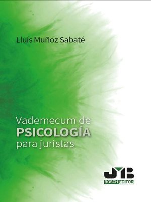 cover image of Vademecum de psicología para juristas